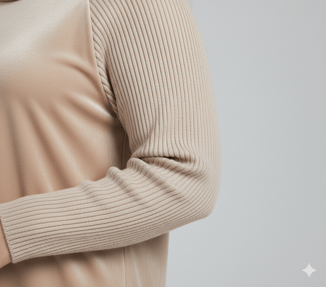 Luxury Gold Velvet & Wool Tracksuit