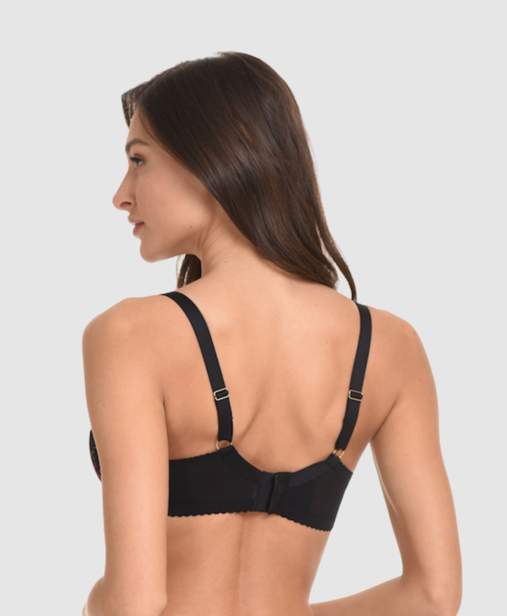 Plaid Underwired Bra - F cup