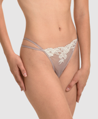 Embroidered Thong- S-XL
