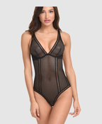 Mesh Stretch Bodysuit - S/2XL
