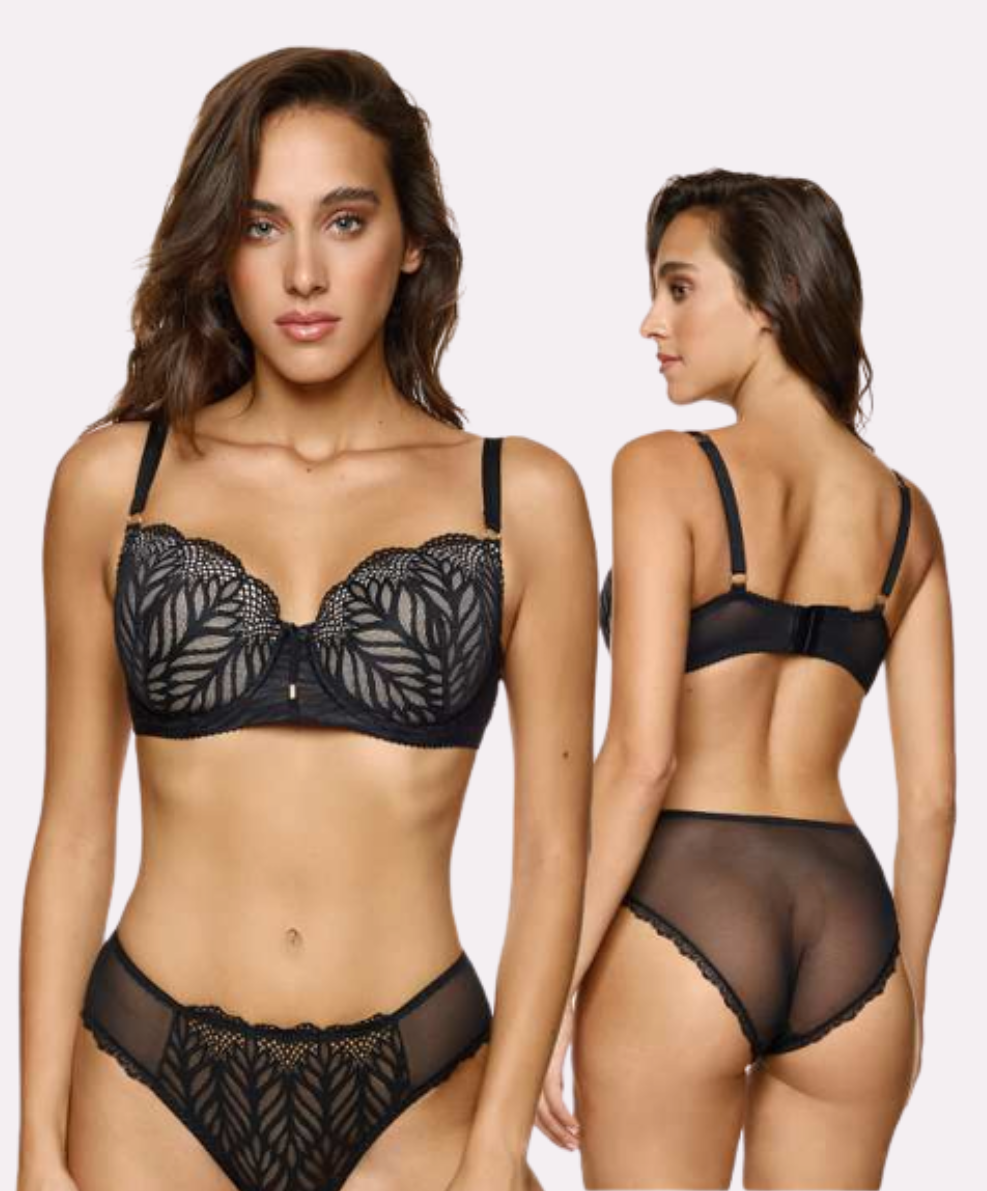 Floral Touch Push-Up Bra - D/E