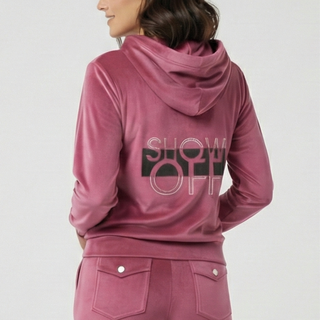 Luxurious Show Off Velvet Tracksuit