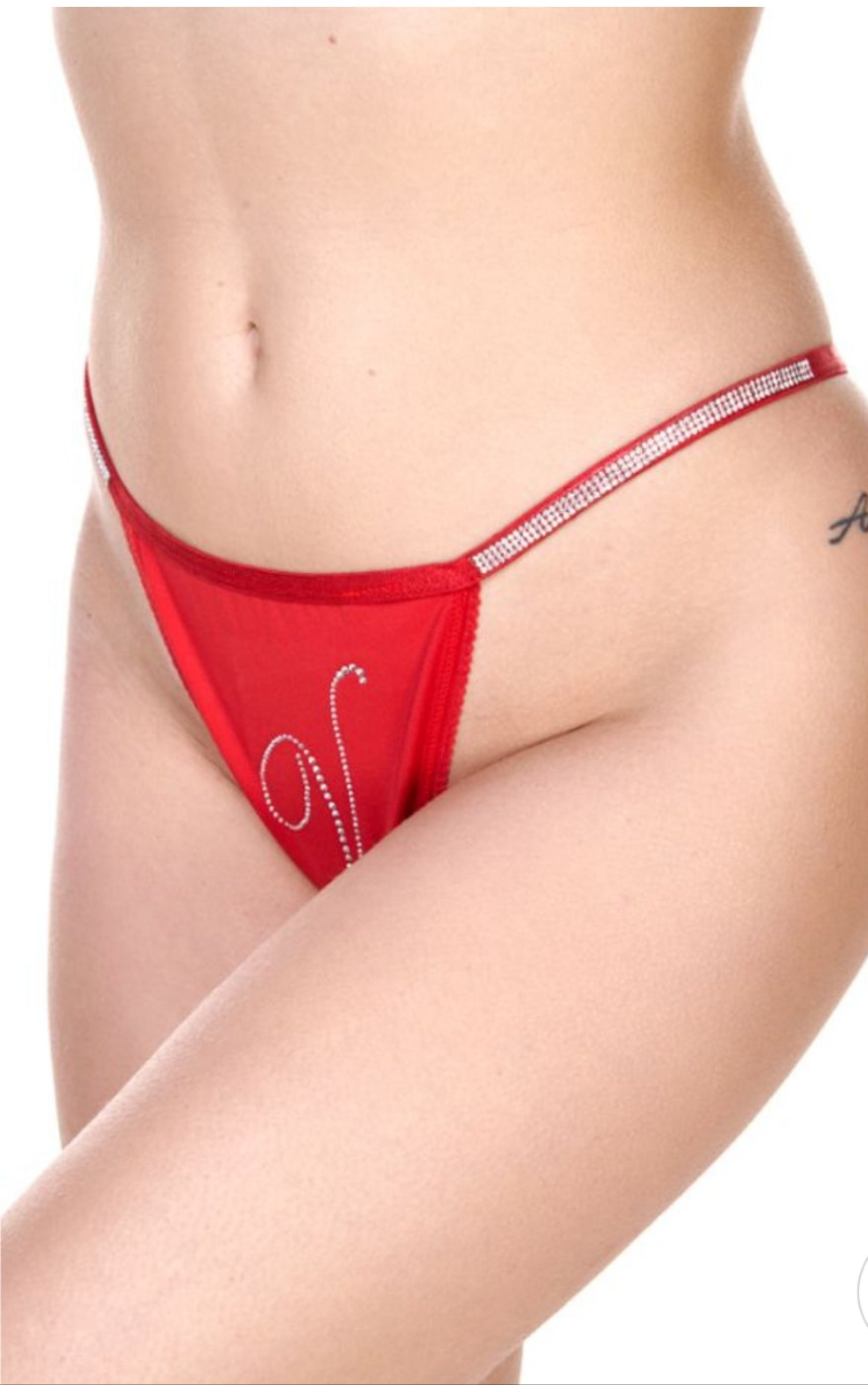 V for Valentine's - Rhinestone String