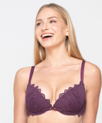 Sylvie Push-up Plunge Bra - E cup