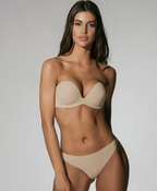 Secret Sense low-cut molded strapless bra B/C/D/E/F