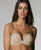 Secret Sense low-cut molded strapless bra B/C/D/E/F