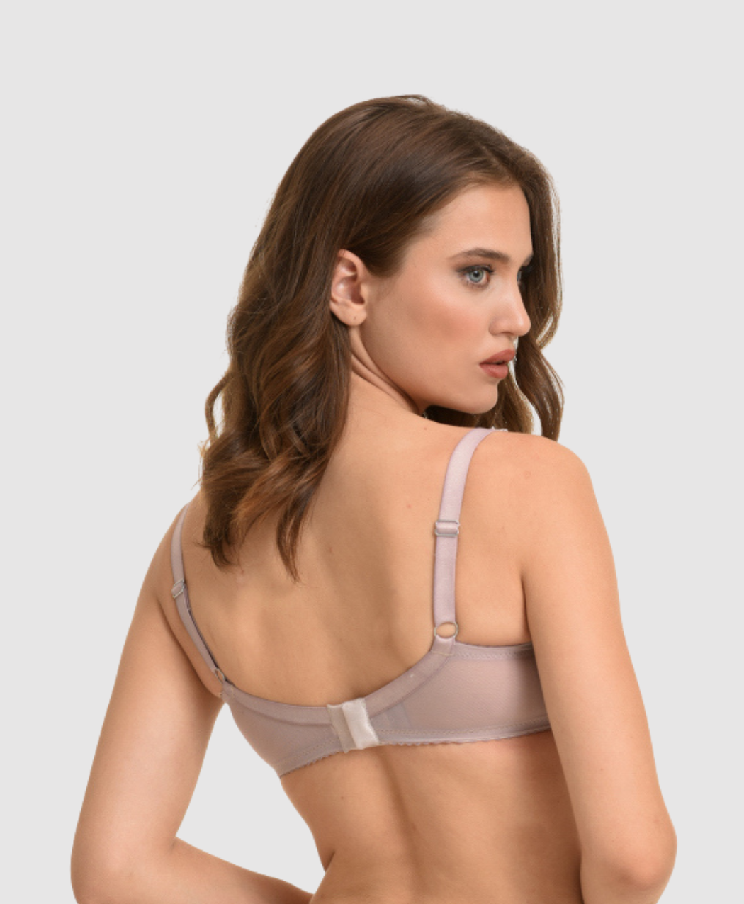 Embroidered Balconette Bra - D cup