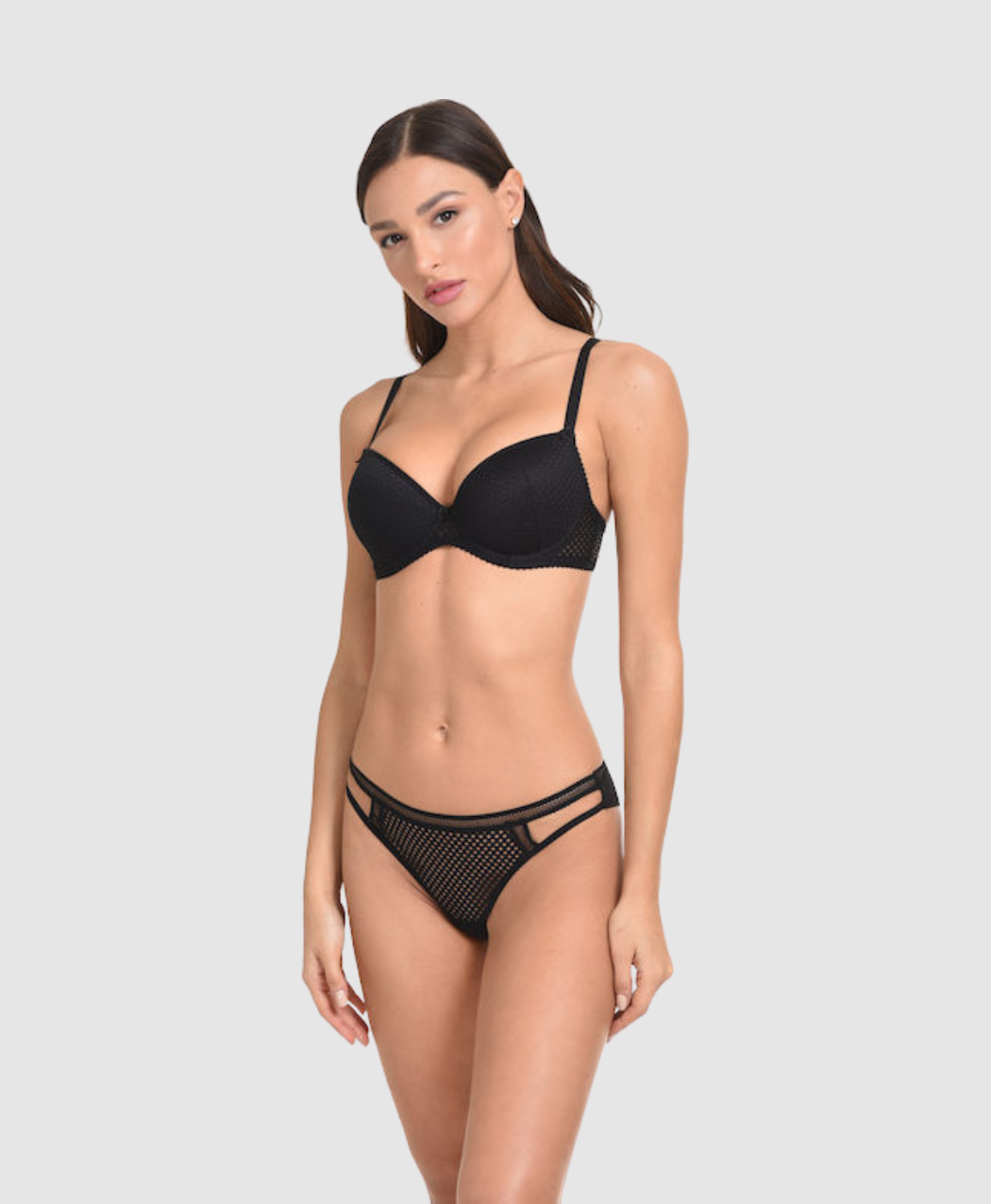 Lavinia Net Push-Up Bra - B/C