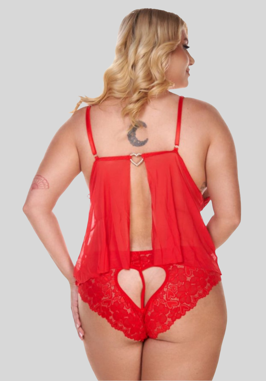 Lace Cami and Panty Set