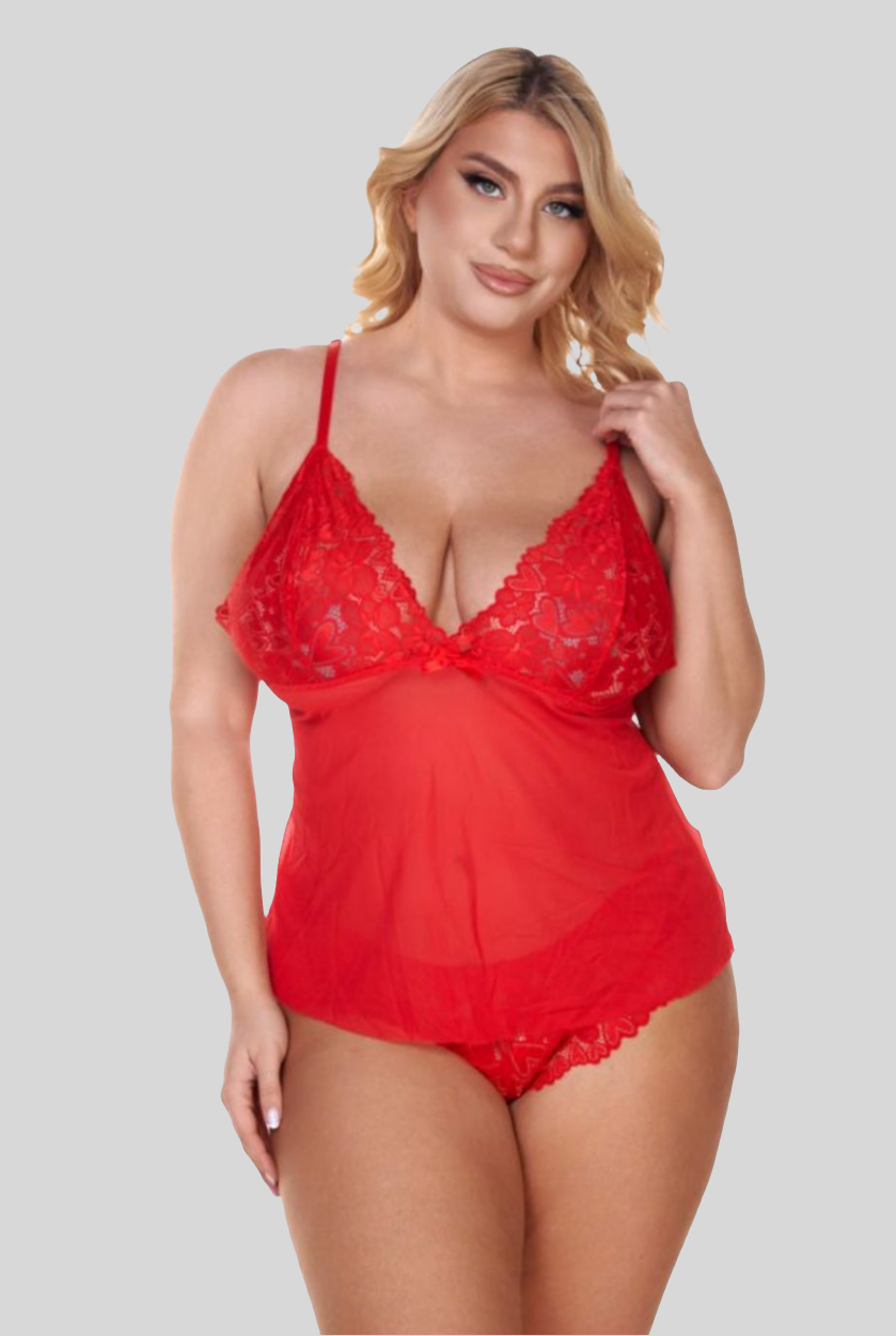 Lace Cami and Panty Set