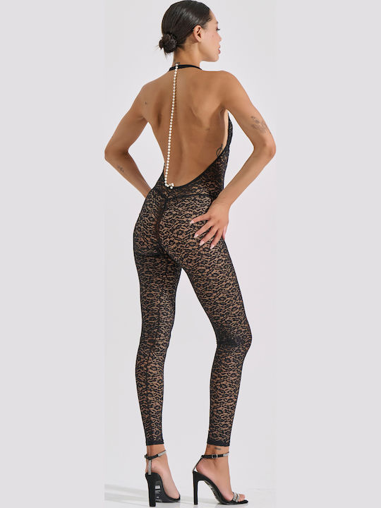 Full Lace and Pearl Bodysuit