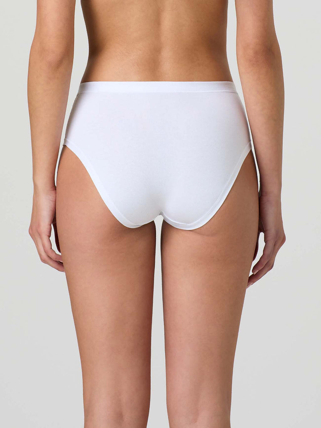 Cotton Midi Briefs with Side Lace x2