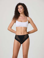 Cotton Briefs with Lace x2