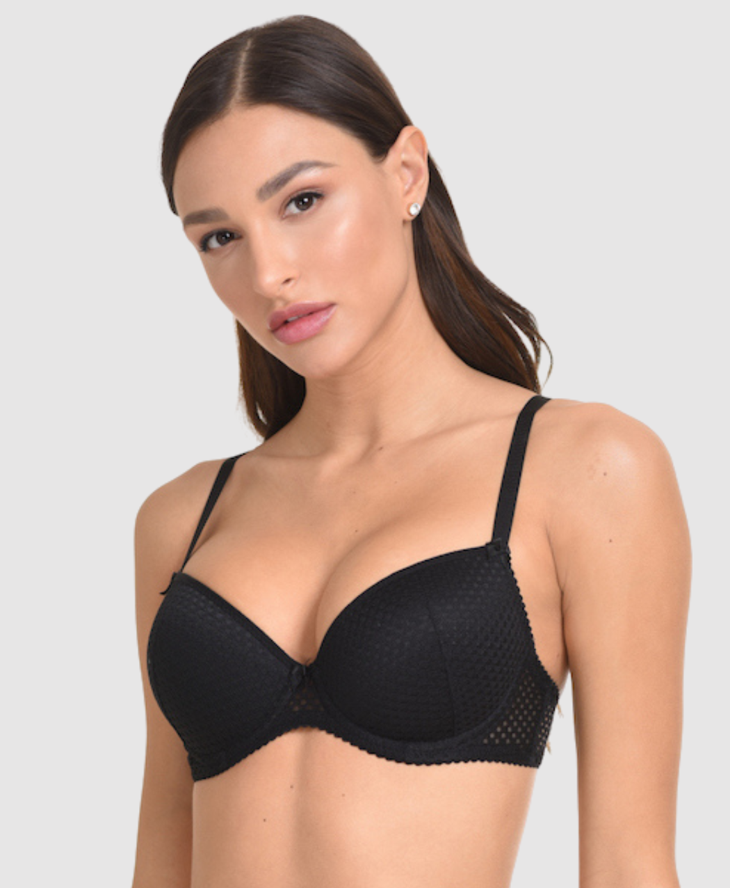 Lavinia Net Push-Up Bra - B/C/E