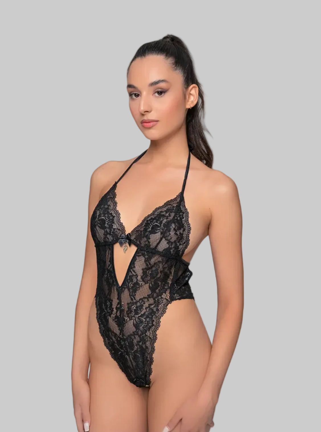 Brazil Open Lace Bodysuit