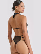 Milena Tulle Thong Bodysuit