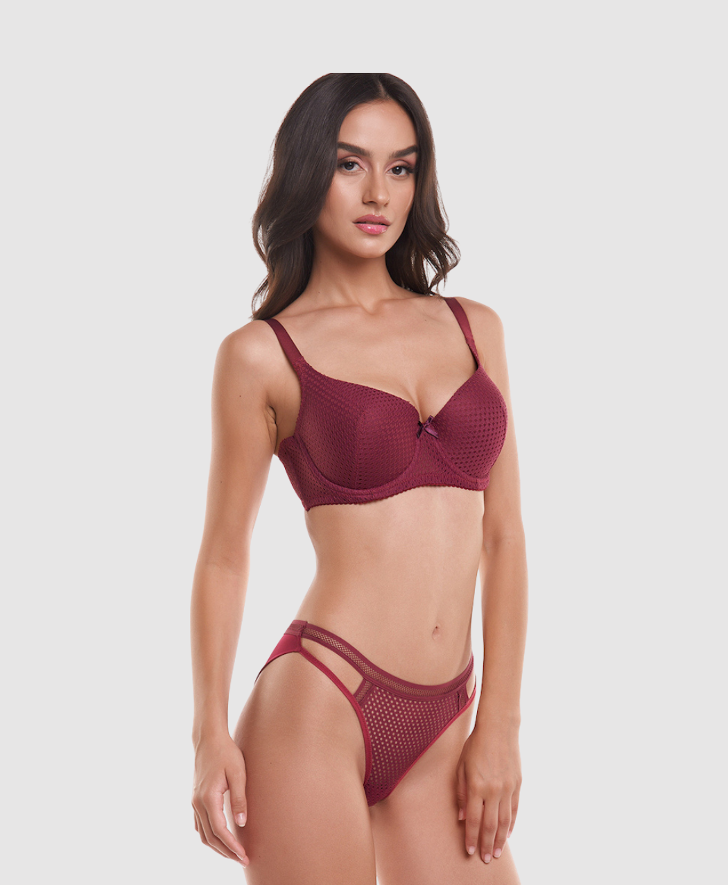 Lavinia Net Push-Up Bra - B/C/E