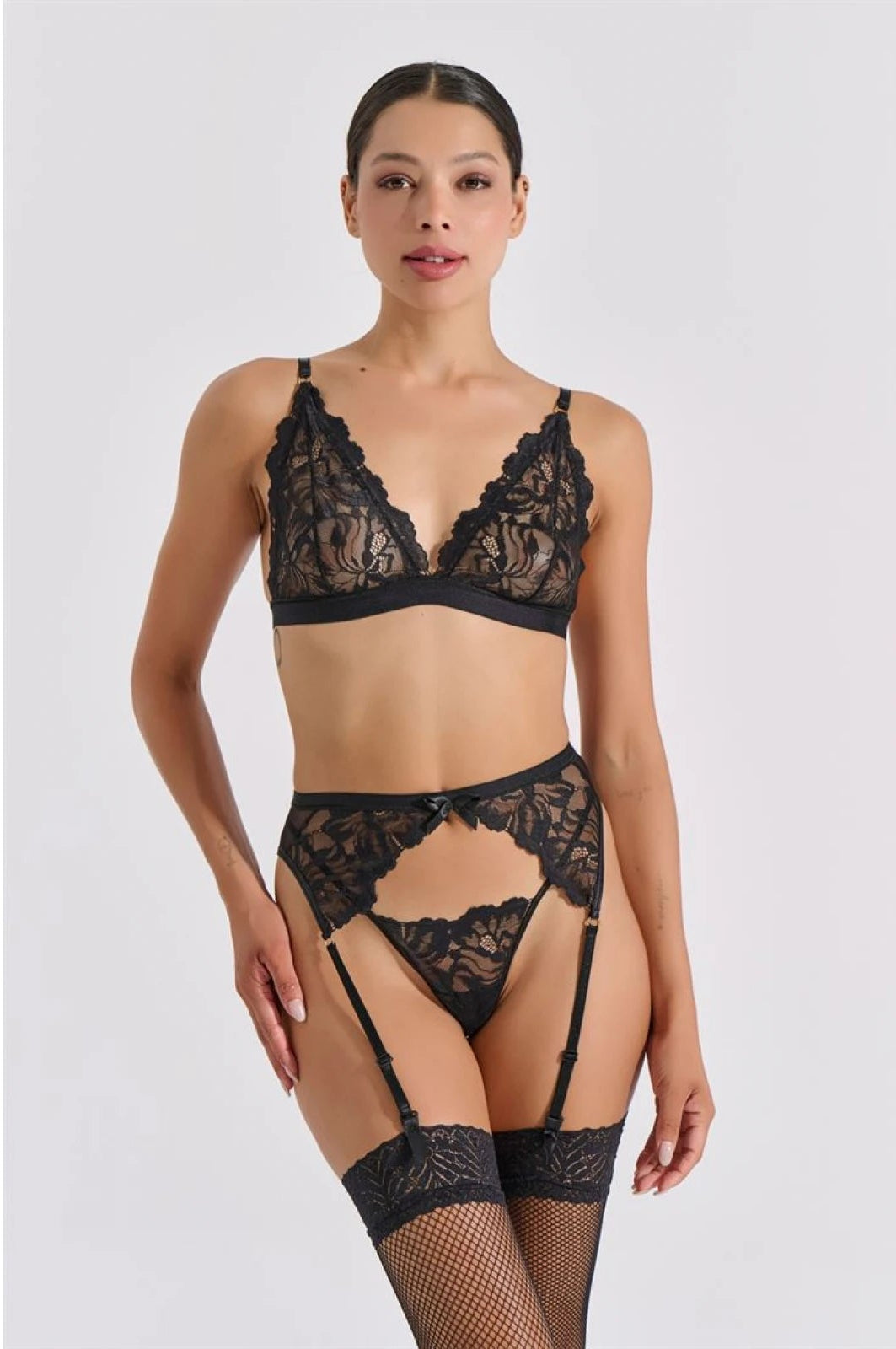 Milena 3-Piece Lace Sexy Set