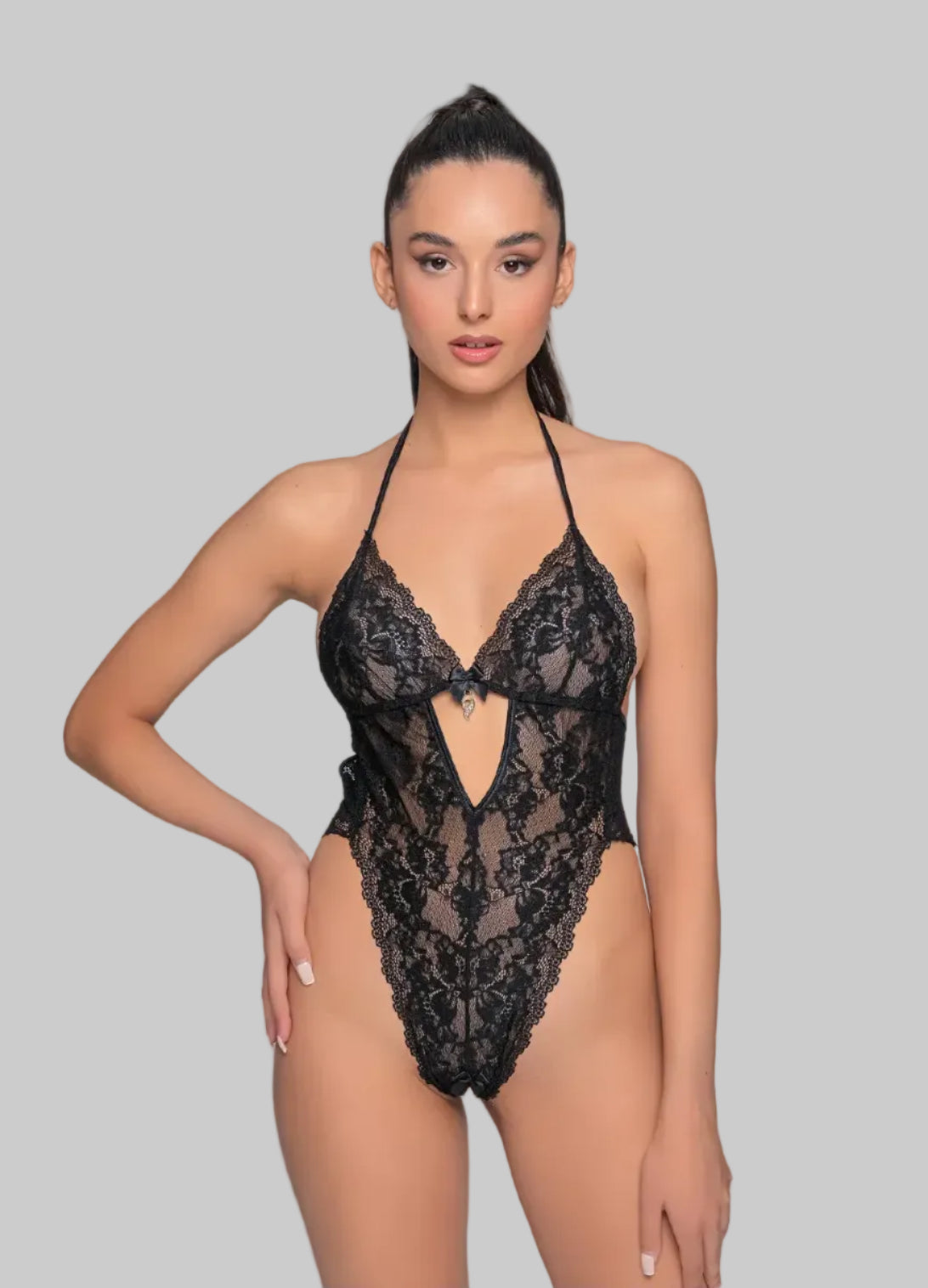 Brazil Open Lace Bodysuit