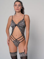 Silver Butterfly Bodysuit