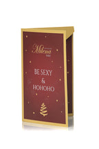 Naughty Santa Crotchless Lace G-String Gift - Red